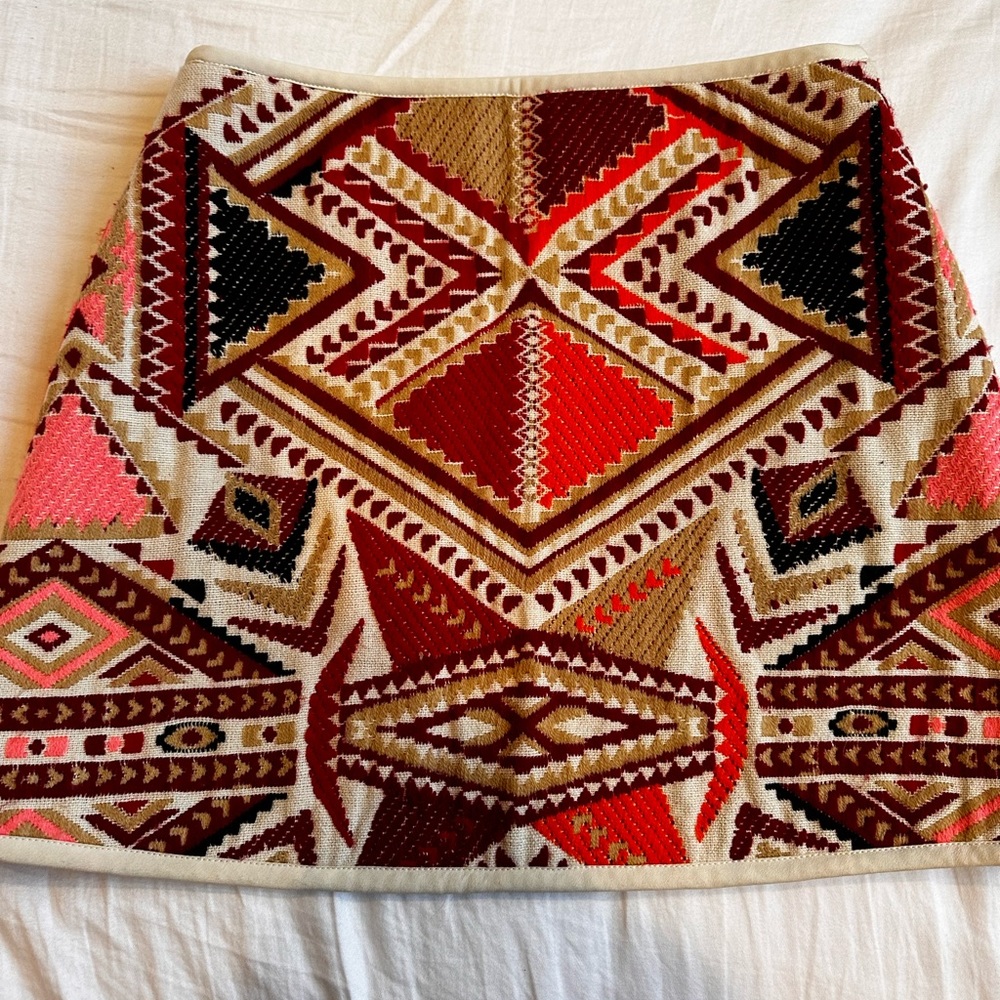 Top shop pattern skirt